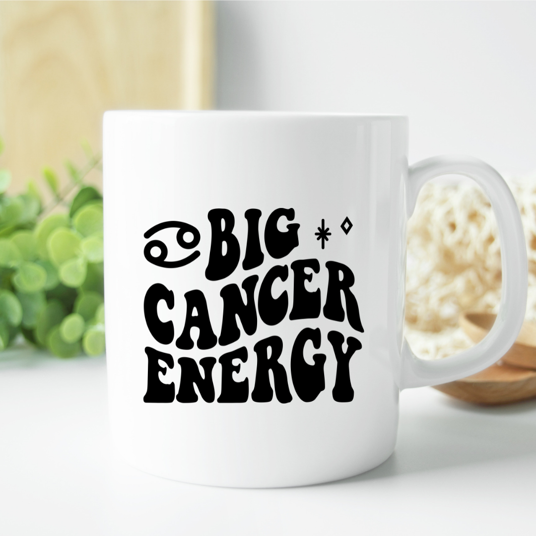 Big Cancer Energy Coffee Mug