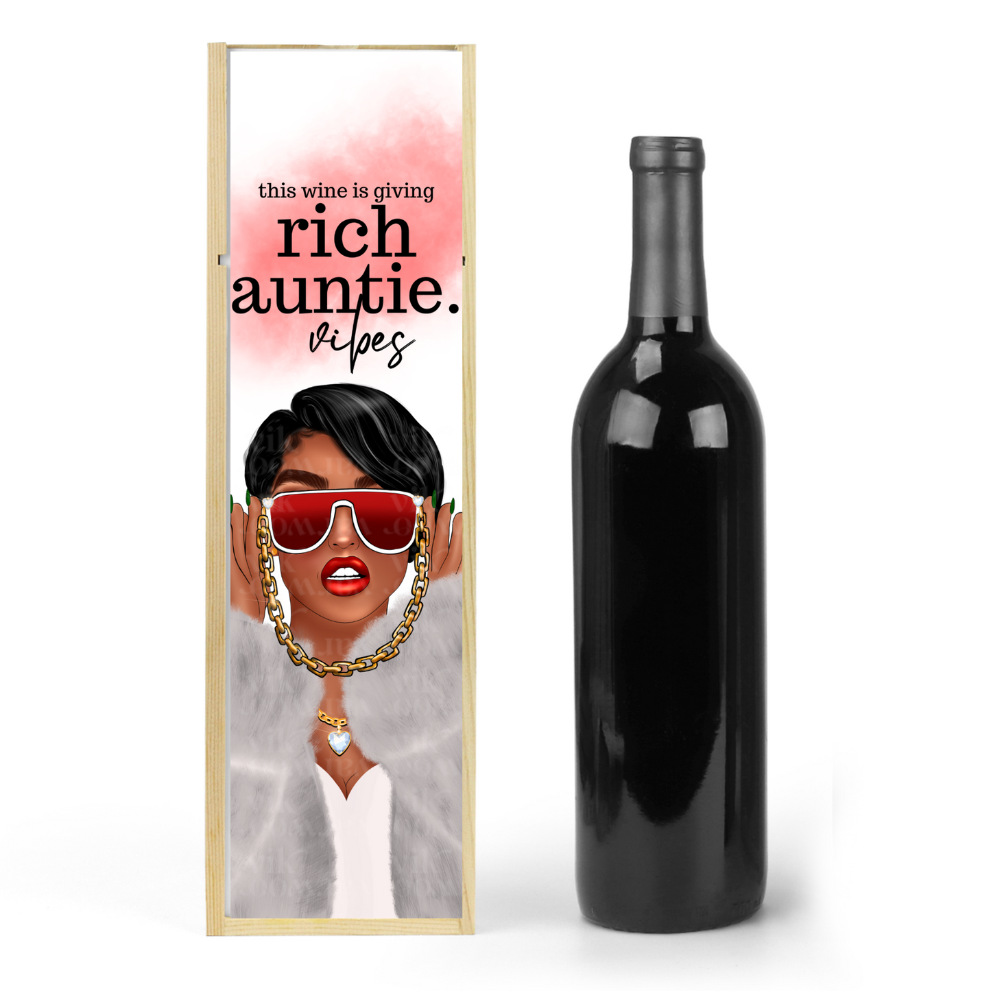 Rich Auntie Vibes Wine Box