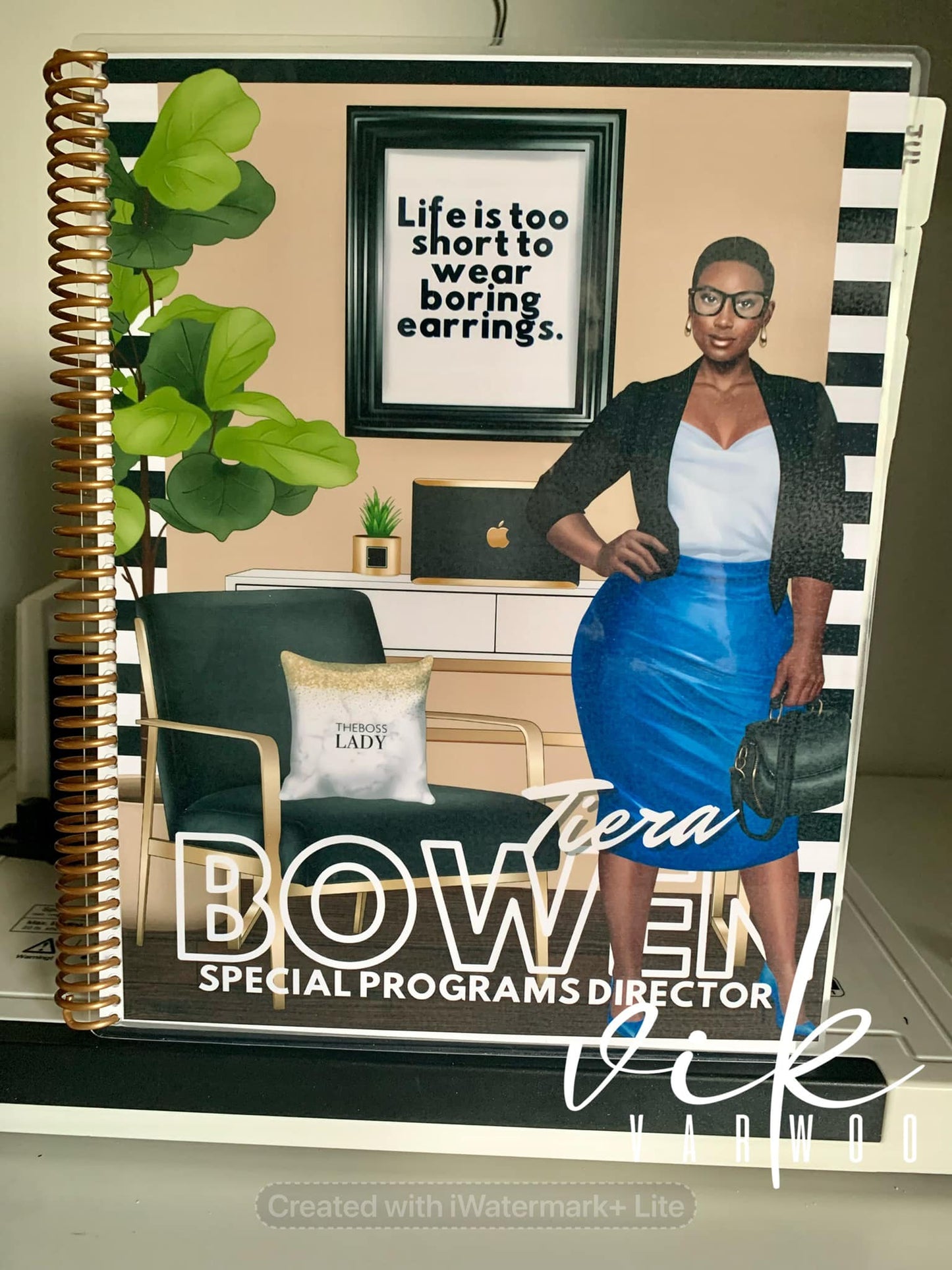 personalized planner for black woman