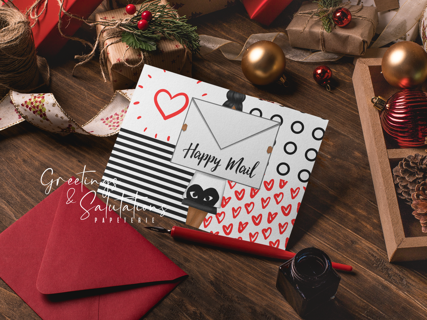 Happy Mail Notecard Set of 8